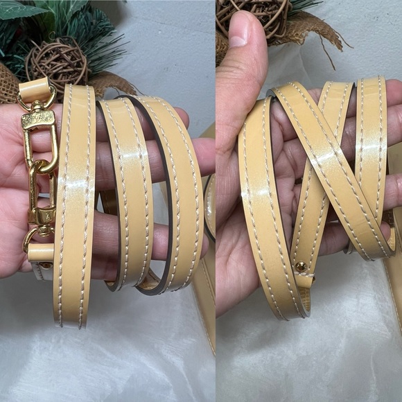 Louis Vuitton Alma Vernis Bb Beige Patent Leather Shoulder Bag - Picture 12 of 16